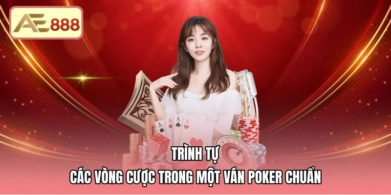 trinh-tu-cac-vong-cuoc-trong-mot-van-poker-chuan Tiến trình bốn vòng cược poker AE888 từ Flop đến Showdown